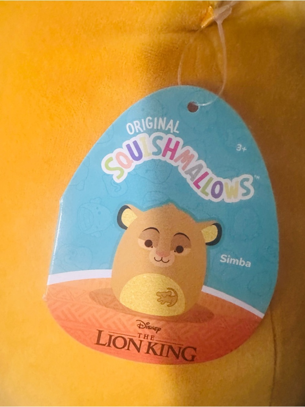 Squishmallows Lion King SIMBA Stuffed Animal - Cute Cuddly Plush - Picture 4 of 4